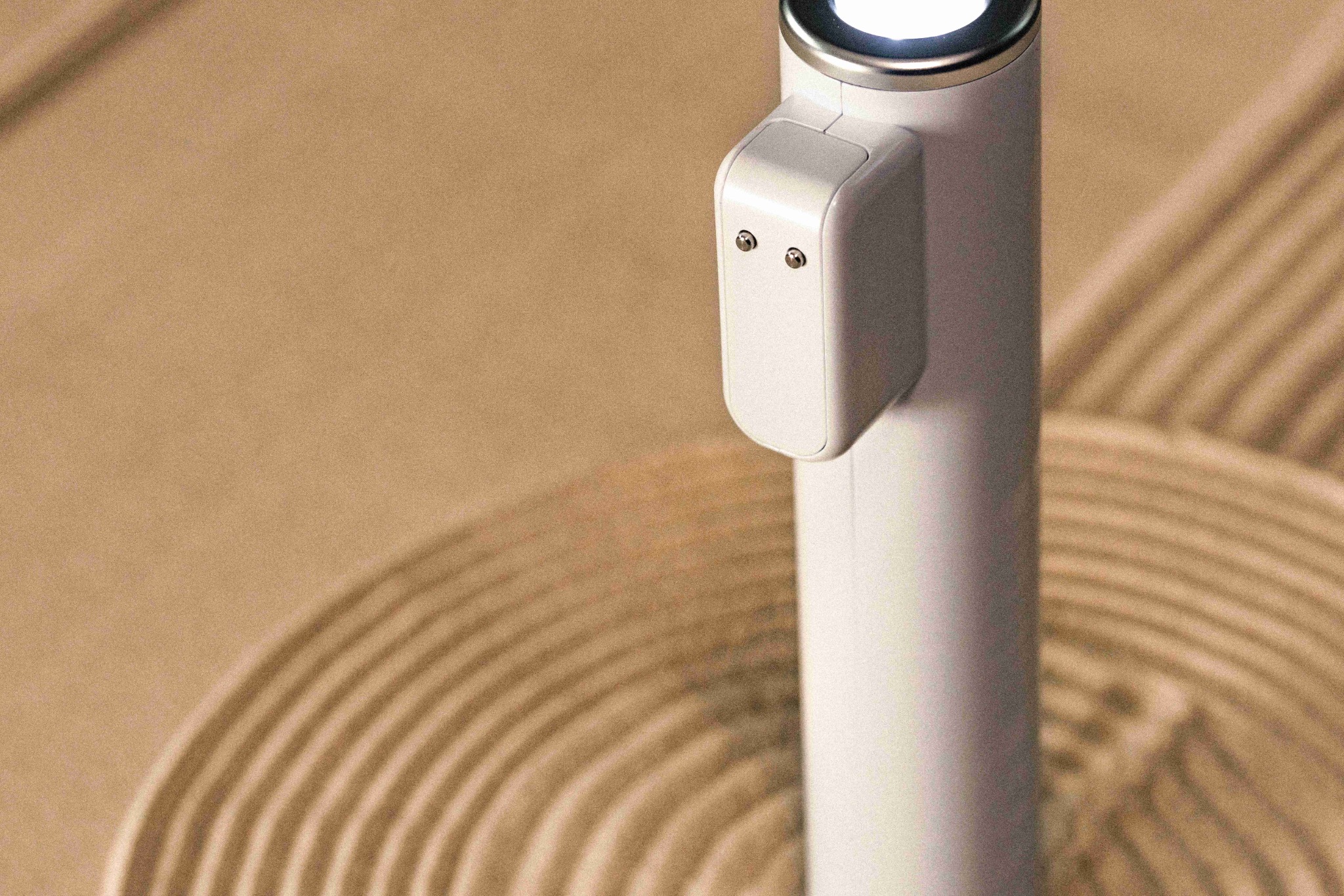 Close-up of the Muilli skin analysis device sensor